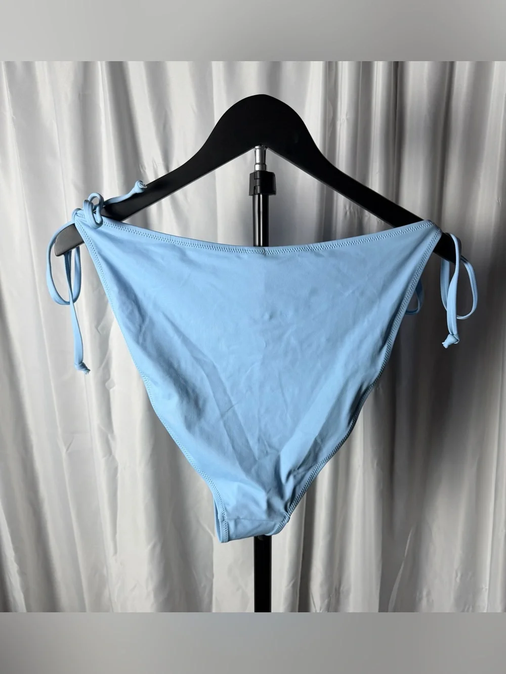 Skims Recycled Swim Dippy Tie Bikini Bottom – 3X – Iris Blue – NWT